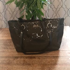 Authentic Coach Patent Leather Embossed Tote